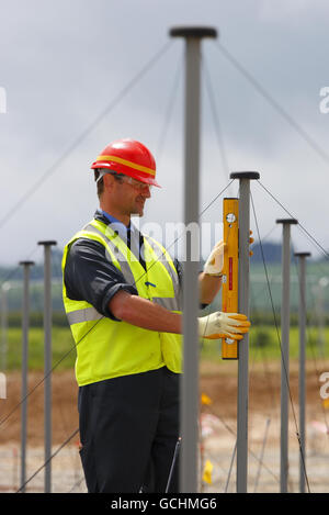 Radio Telescope a Chilbolton Observatory Foto Stock