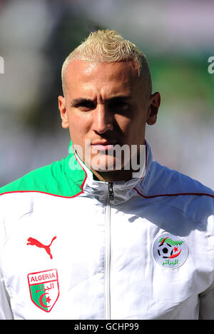 Calcio - Coppa del mondo FIFA Sud Africa 2010 - Gruppo C - Algeria / Slovenia - Stadio Peter Mokaba. Hassan Yeba, Algeria Foto Stock