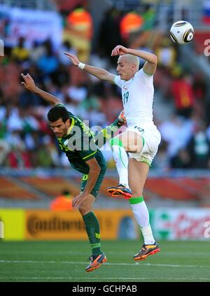 Calcio - Coppa del Mondo FIFA Sud Africa 2010 - GRUPPO C - Algeria v Slovenia - Peter Mokaba Stadium Foto Stock