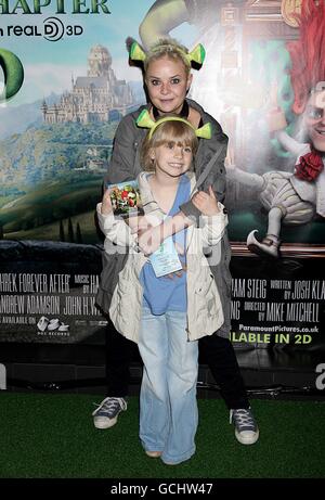 Shrek Forever After Celebrity Screening di Gala - Londra Foto Stock