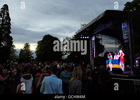 Horse Racing - Lingfield Racing e musica notte - Lingfield Park Racecourse Foto Stock