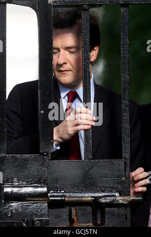 George Osborne a Downing Street Foto Stock