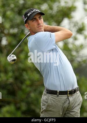 Geoff Ogilvy australiano in azione durante il primo round del Open Championship 2010 a St Andrews Foto Stock