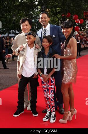 The Karate Kid - La leggenda continua UK Premiere di Gala - Londra Foto Stock