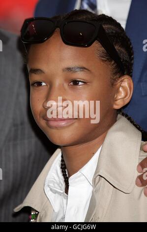 Jaden Smith arriva per il Gran Bretagna Gala Premiere del Karate Kid, presso l'Odeon West End, Leicester Square, Londra. Foto Stock