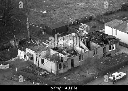 Le catastrofi e incidenti - Il terrorismo - attentato al Volo Pan Am 103 - Lockerbie Foto Stock