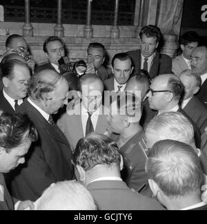 La scienza e la tecnologia - esplorazione dello spazio - Yuri Gagarin - Manchester - 1961 Foto Stock