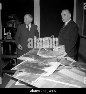 La scienza e la tecnologia - esplorazione dello spazio - Jodrell Bank - 1966 Foto Stock