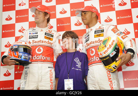 Motor Racing - Santander piloti McLaren Conferenza stampa - Istituto della salute dei bambini Foto Stock