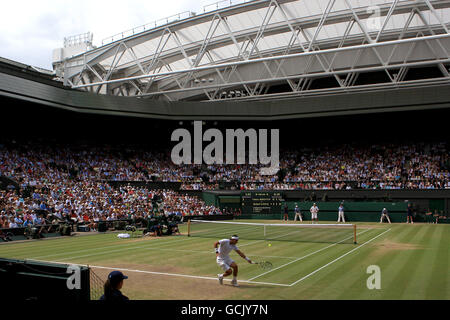 Tennis - 2010 campionati di Wimbledon - Giorno tredici - All England Lawn Tennis e Croquet Club Foto Stock