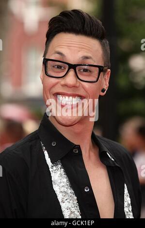 GOK WAN arrivo per la Premiere britannica della Saga Twilight Eclipse, presso l'Odeon West End, Leicester Square, Londra. Foto Stock