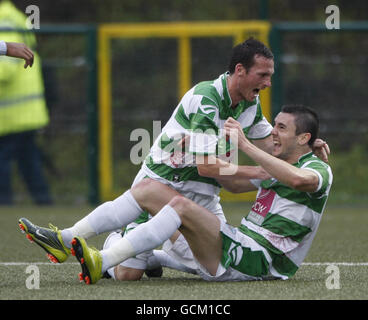 Calcio - Champions League Qualificazioni - Round 2 - Seconda tappa - i nuovi Santi v bohemienne - Park Hall Foto Stock