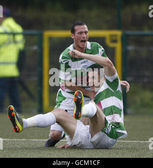 Calcio - Champions League Qualificazioni - Round 2 - Seconda tappa - i nuovi Santi v bohemienne - Park Hall Foto Stock