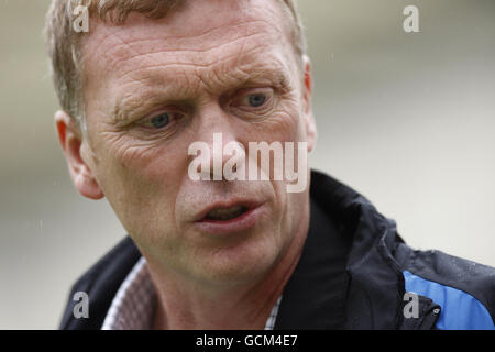 Calcio - Pre Season friendly - Preston North End v Everton - Deepdale. David Moyes, direttore di Everton Foto Stock