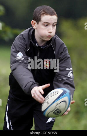 Rugby Union - Glasgow Warriors Summer Camp - Pollock Park Foto Stock