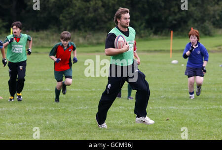 Rugby Union - Glasgow Warriors Summer Camp - Pollock Park Foto Stock