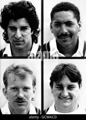 Cricket - Cricket - Lancashire County Cricket Club - Ritratti - 1989 Foto Stock