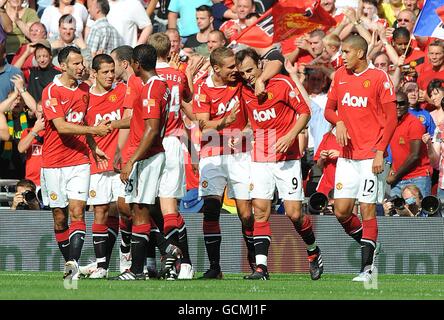 Calcio - FA scudo della comunità - Chelsea V Manchester United - Wembley Stadium Foto Stock