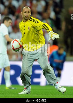 Calcio - International friendly - Inghilterra / Ungheria - Stadio di Wembley. Gabor Kiraly, portiere ungherese Foto Stock