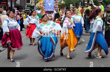 Carnaval del Pueblo 2010 Foto Stock