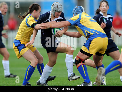 Il Rugby - Coppa del mondo femminile - Pool C - Scozia v Svezia - Surrey Sports Park Foto Stock