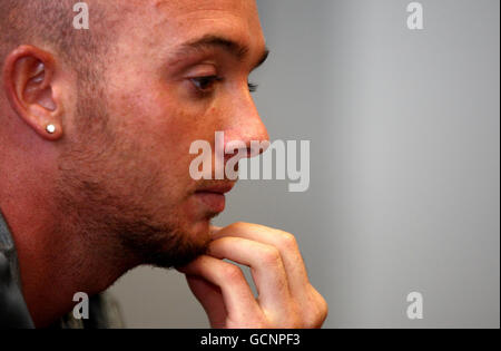 Calcio - Barclays Premier League - Newcastle United v Aston Villa - Aston Villa Media Call - Bodymoor Heath Training Ground. Aston Villa nuova firma Stephen Irlanda durante una chiamata dei media a Bodymoor Heath, Tamworth. Foto Stock