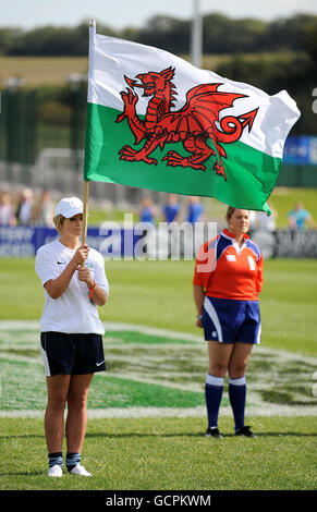 Il Rugby - Coppa del Mondo Donne - 9° posto Semi finale - Galles v Svezia - Surrey Sports Park Foto Stock