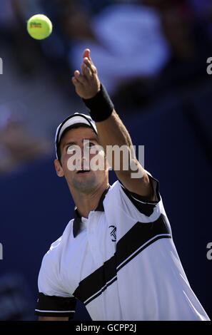 Serbia Novak Djokovic durante il tredici giorni degli US Open, a Flushing Meadows, New York, USA.
