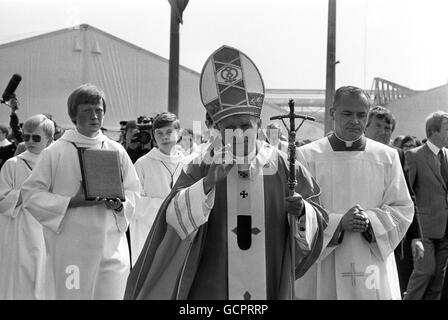 La religione - Papa Giovanni Paolo II visita in Gran Bretagna - Coventry Foto Stock