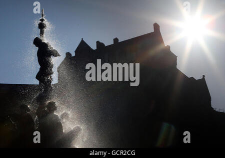 La fontana di Ross Foto Stock