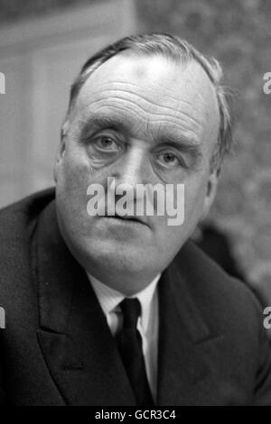 William Whitelaw, capo della Camera, e Signore Presidente del Consiglio, che sarà nominato al nuovo ufficio di Segretario di Stato per l'Irlanda del Nord. Foto Stock