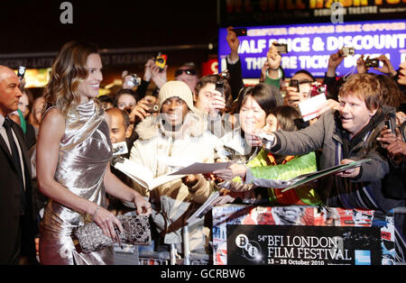 La cinquantaquattresima BFI London Film Festival - convinzione Premiere Foto Stock