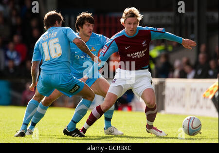 Calcio - npower Football League Championship - Scunthorpe United v Doncaster Rovers - Glanford Park Foto Stock