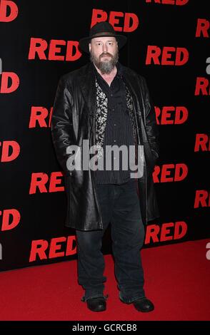 Red Premiere - Londra. Warren Ellis arriva per la prima britannica di Red al Royal Festival Hall di Londra. Foto Stock