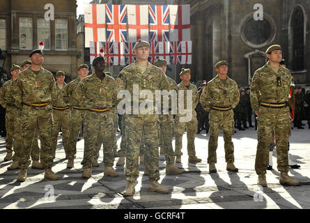 Londra reggimento homecoming Foto Stock