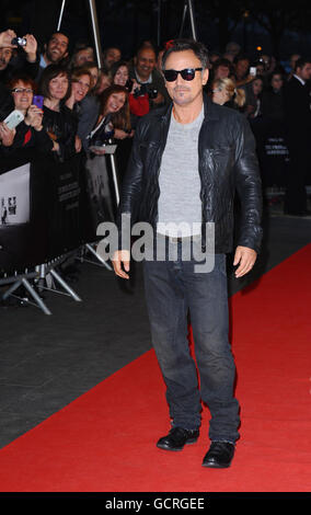 Bruce Springsteen arriva alla proiezione di "The Promise: The Making of Darkness on the Edge of Town" presso la BFI Southbank di Londra. Foto Stock
