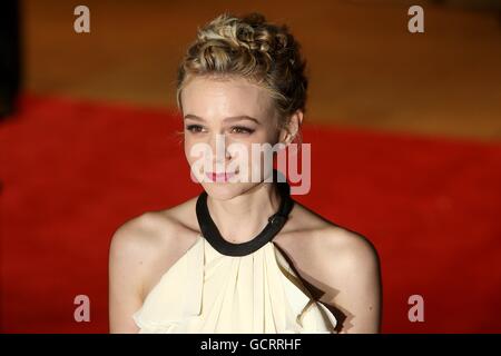 Carey Mulligan arriva per la prima europea di Never Let Me Go all'Odeon Leicester Square, Londra. Foto Stock