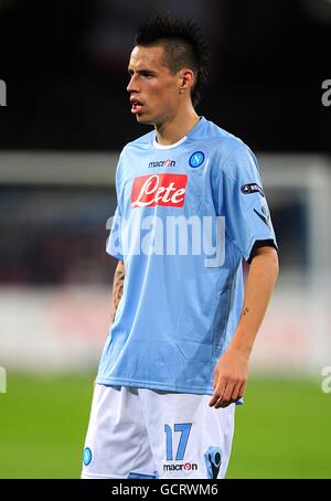 Calcio - UEFA Europa League - Gruppo K - FC Napoli / Liverpool - Stadio San Paolo. Marek Hamsik, Napoli Foto Stock