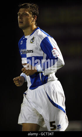 Calcio - Johnstones Paint Trophy - Sezione Sud - seconda tornata - Bristol Rover v Aldershot Town - Memorial Stadium. Danny Coles, Bristol Rover Foto Stock