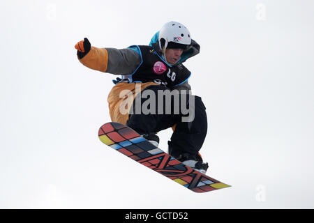 Sport invernali - congelare Festival 2010 - Battersea Power Station Foto Stock