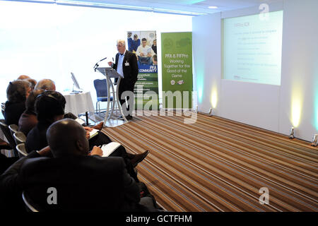 Calcio - Simposio FIFPro ospitata dalla PFA - City of Manchester Stadium Foto Stock