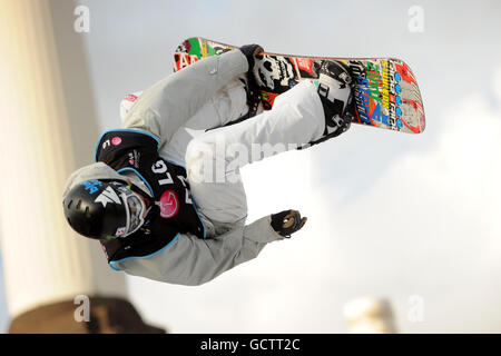 Sport invernali - congelare Festival 2010 - Battersea Power Station Foto Stock