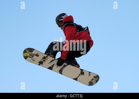 Sport invernali - congelare Festival 2010 - Battersea Power Station Foto Stock