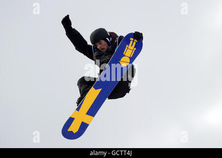 Sport invernali - congelare Festival 2010 - Battersea Power Station Foto Stock