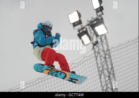 Sport invernali - congelare Festival 2010 - Battersea Power Station Foto Stock