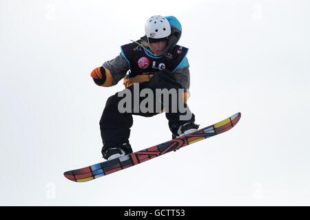 Sport invernali - congelare Festival 2010 - Battersea Power Station Foto Stock