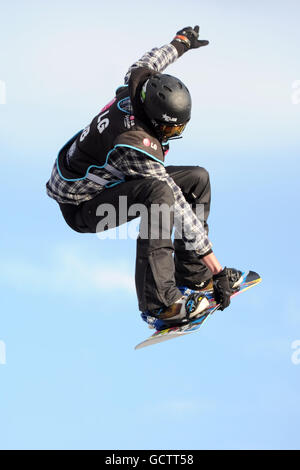 Sport invernali - congelare Festival 2010 - Battersea Power Station Foto Stock