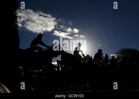 Horse Racing - Ludlow Racecourse Foto Stock