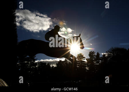 Azione dall'Associazione dilettanti jockeys Andicap Chase dei Riders dilettanti Foto Stock