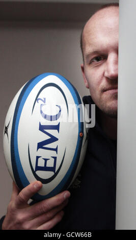 Rugby Union - Gregor Townsend Photocall - Murrayfield. L'allenatore d'attacco scozzese Gregor Townsend durante una telefonata a Murrayfield, Edimburgo. Foto Stock